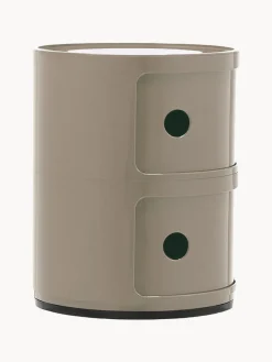 Online Kartell Caisson design 2 modules Componibili Grège, haute brillance