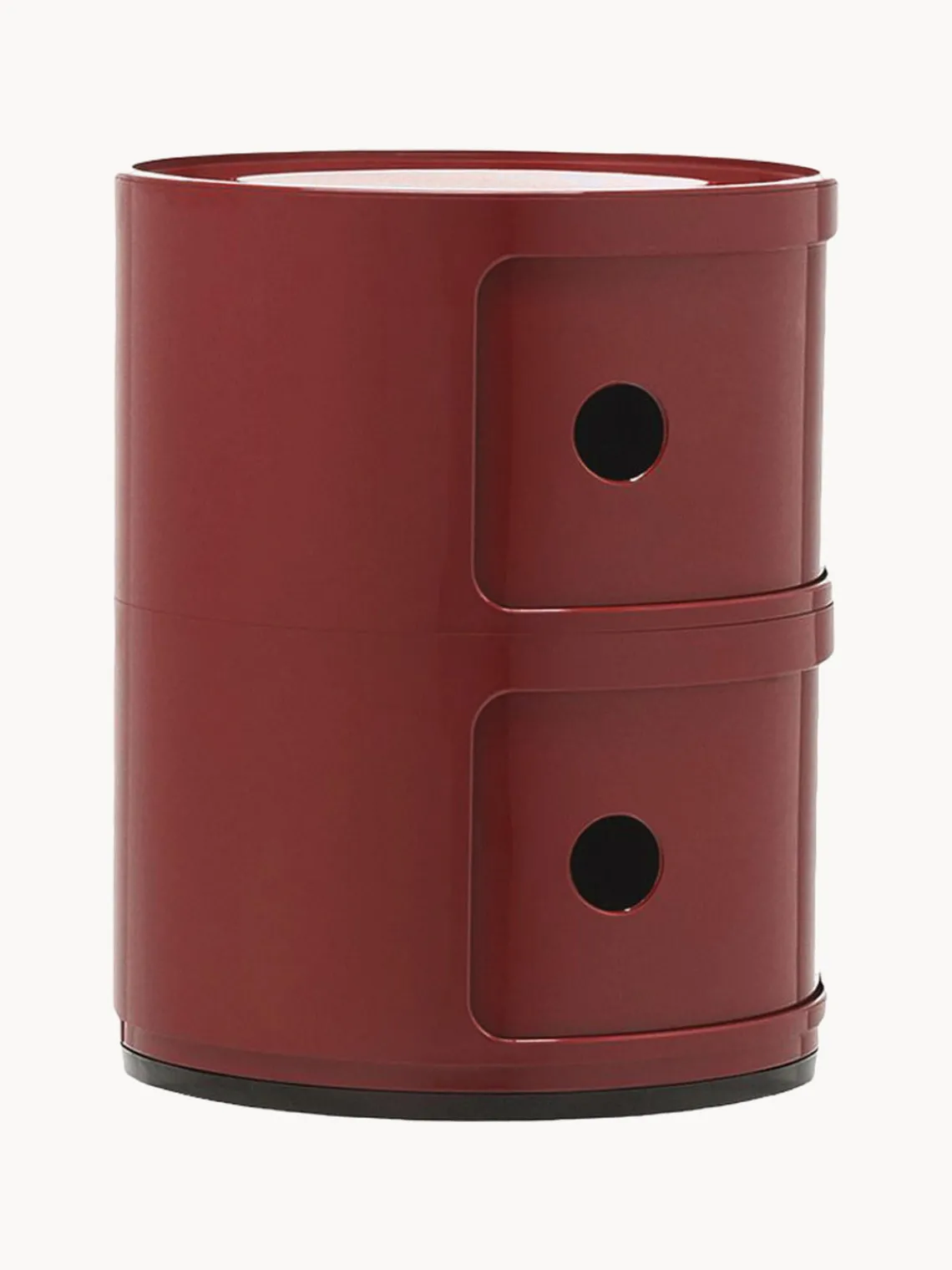 Hot Kartell Caisson design 2 modules Componibili Lie de vin, haute brillance