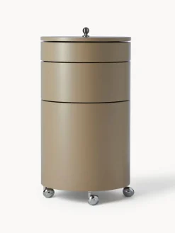 Discount Verpan Caisson roulant rond Barboy, design Verner Panton Beige, mat