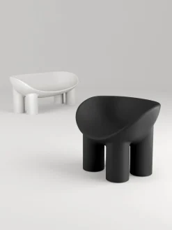 Fashion Driade Canapé 2 places en plastique Roly Poly Gris clair