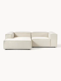 Best Westwing Collection Canapé d'angle modulable Lennon Tissu blanc cassé