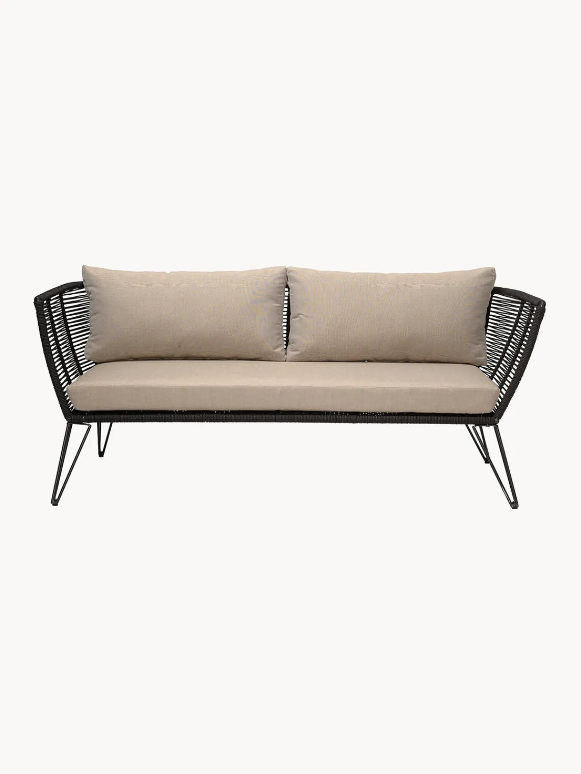 Clearance Bloomingville Canapé de jardin 2 places en plastique tressé Mundo