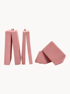 Outlet Funzy Canapé de jeu modulaire en velours Mila Velours vieux rose