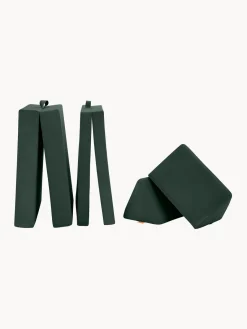 Best Funzy Canapé de jeu modulaire en velours Arktis Velours vert foncé