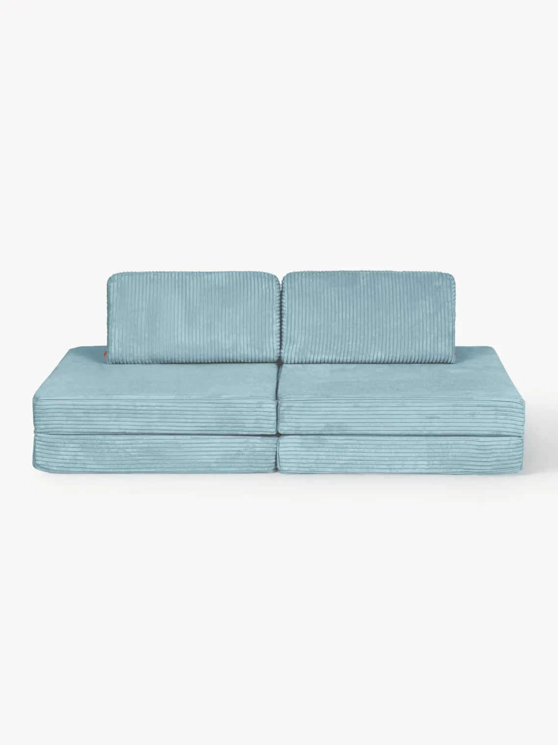 Sale Funzy Canapé de jeu modulaire en velours côtelé Arktis Velours côtelé bleu ciel