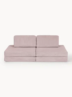 Clearance Funzy Canapé de jeu modulaire en velours côtelé Arktis Velours côtelé rose pâle