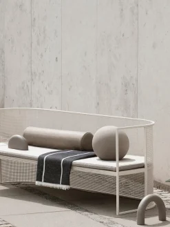 Online Kristina Dam Canapé lounge de jardin Bauhaus Blanc crème