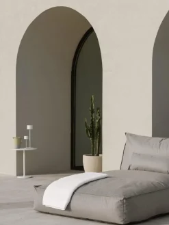 Fashion blomus Canapé lounge d'extérieur Stay, réglable Tissu taupe