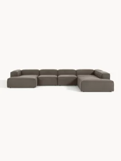 Best Westwing Collection Canapé lounge modulable en bouclette Lennon Bouclette grège