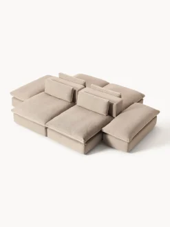 Best Westwing Collection Canapé lounge modulable Felix Tissu beige
