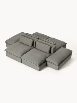 Discount Westwing Collection Canapé lounge modulable Felix Tissu anthracite