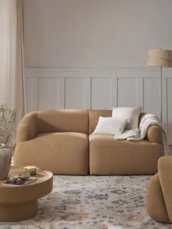 Best Westwing Collection Canapé modulable 2 places en bouclette Sofia Bouclette beige