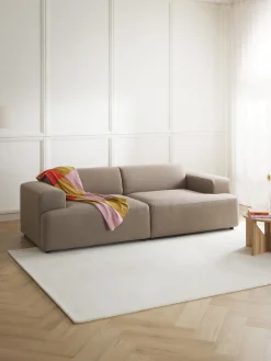 Best Westwing Collection Canapé 3 places Melva Tissu taupe