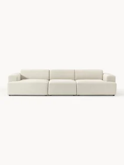 Best Westwing Collection Canapé 4 places Melva Tissu beige clair