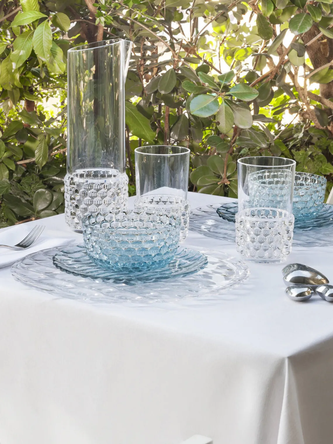 Online Kartell Carafe à eau avec embossage décoratif Jellies, 1,3 L Transparent