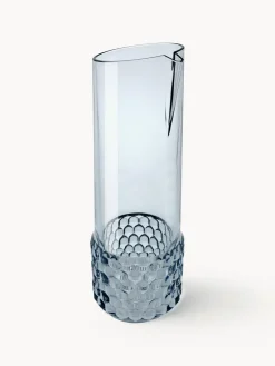 Hot Kartell Carafe à eau avec embossage décoratif Jellies, 1,3 L Bleu ciel
