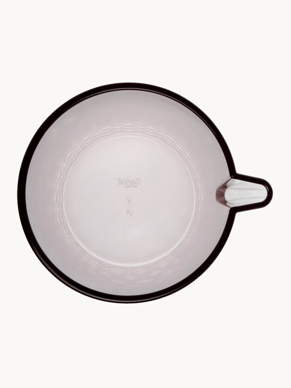 Discount Kartell Carafe à eau avec motif structuré Jellies, 1,3 L Rose pâle
