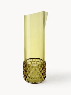 Clearance Kartell Carafe à eau avec motif structuré Jellies, 1,3 L Vert clair