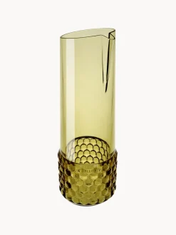 Clearance Kartell Carafe à eau avec motif structuré Jellies, 1,3 L Vert clair