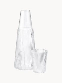 Clearance stelton Carafe à eau 1 l avec verre Pilastro, 2 élém.