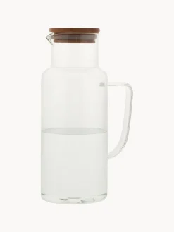 Clearance ANDREA HOUSE Carafe avec couvercle bambou Jarro, 1 L