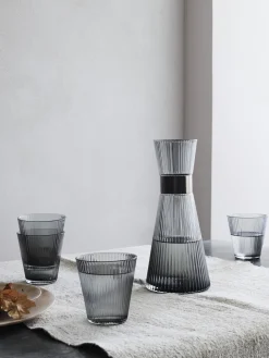 Clearance ROSENDAHL Carafe en verre fumé soufflé bouche Grand Cru, 1 L