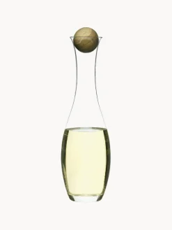 Fashion Sagaform Carafe soufflée bouche avec bouchon en bois Eden, 1 L