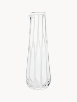 New Broste Copenhagen Carafe soufflée bouche Stripe, 800 ml
