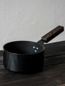 Clearance knIndustrie Casserole avec revêtement antiadhésif Black