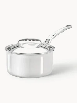 Discount De Buyer Casserole en acier inoxydable avec couvercle Affinity