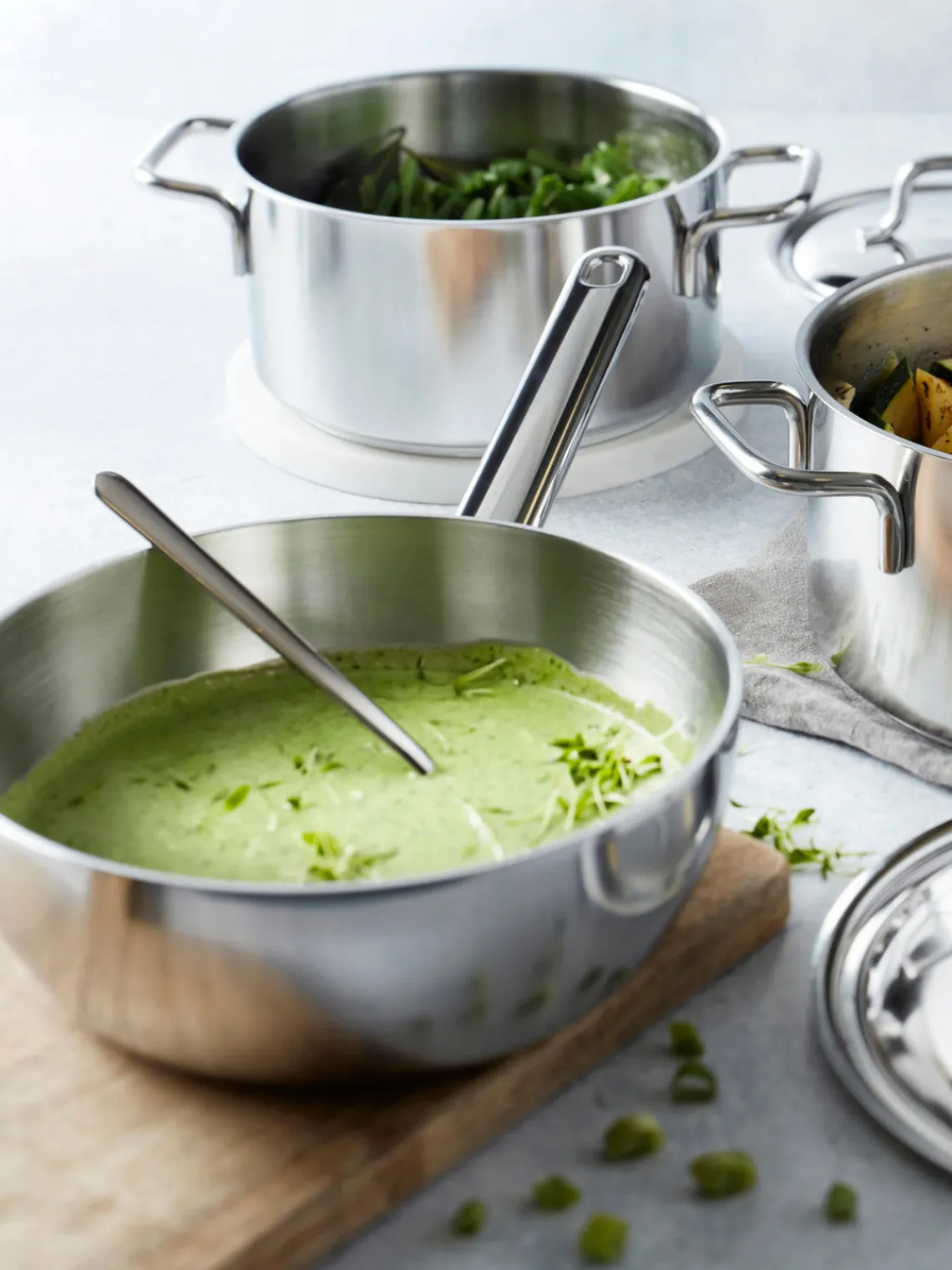 Clearance Demeyere Casserole en acier inoxydable Apollo