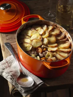 New LE CREUSET Casserole Signature Rouge orangé