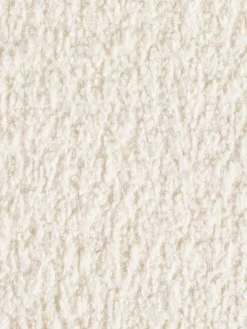 Fashion Zuiver Chaise cantilever Kink, 2 pièces Peluche blanc cassé, cadre blanc crème mat