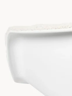 Clearance Zuiver Chaise de bureau en bouclette Albert, hauteur ajustable Bouclette blanc crème