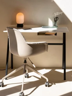 Sale Zuiver Chaise de bureau en bouclette Albert, hauteur ajustable Bouclette grège