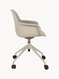Sale Zuiver Chaise de bureau en bouclette Albert, hauteur ajustable Bouclette grège