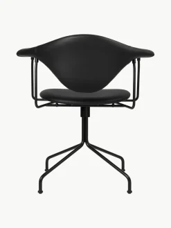 Clearance GUBI Chaise de bureau pivotante en cuir Masculo