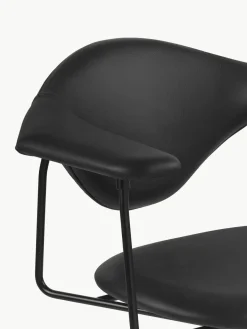 Clearance GUBI Chaise de bureau pivotante en cuir Masculo