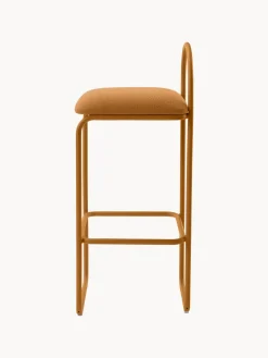 Best AYTM Chaise de comptoir en bouclette Angui Bouclette brun clair