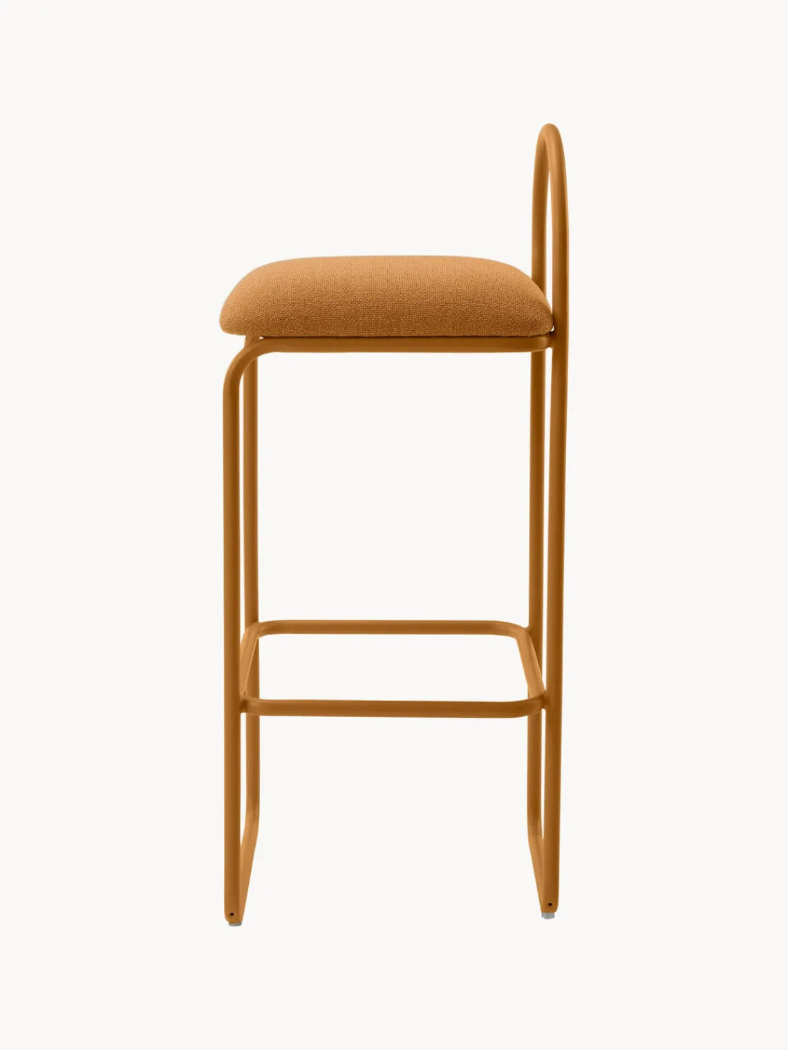 Best AYTM Chaise de comptoir en bouclette Angui Bouclette brun clair