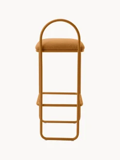 Best AYTM Chaise de comptoir en bouclette Angui Bouclette brun clair