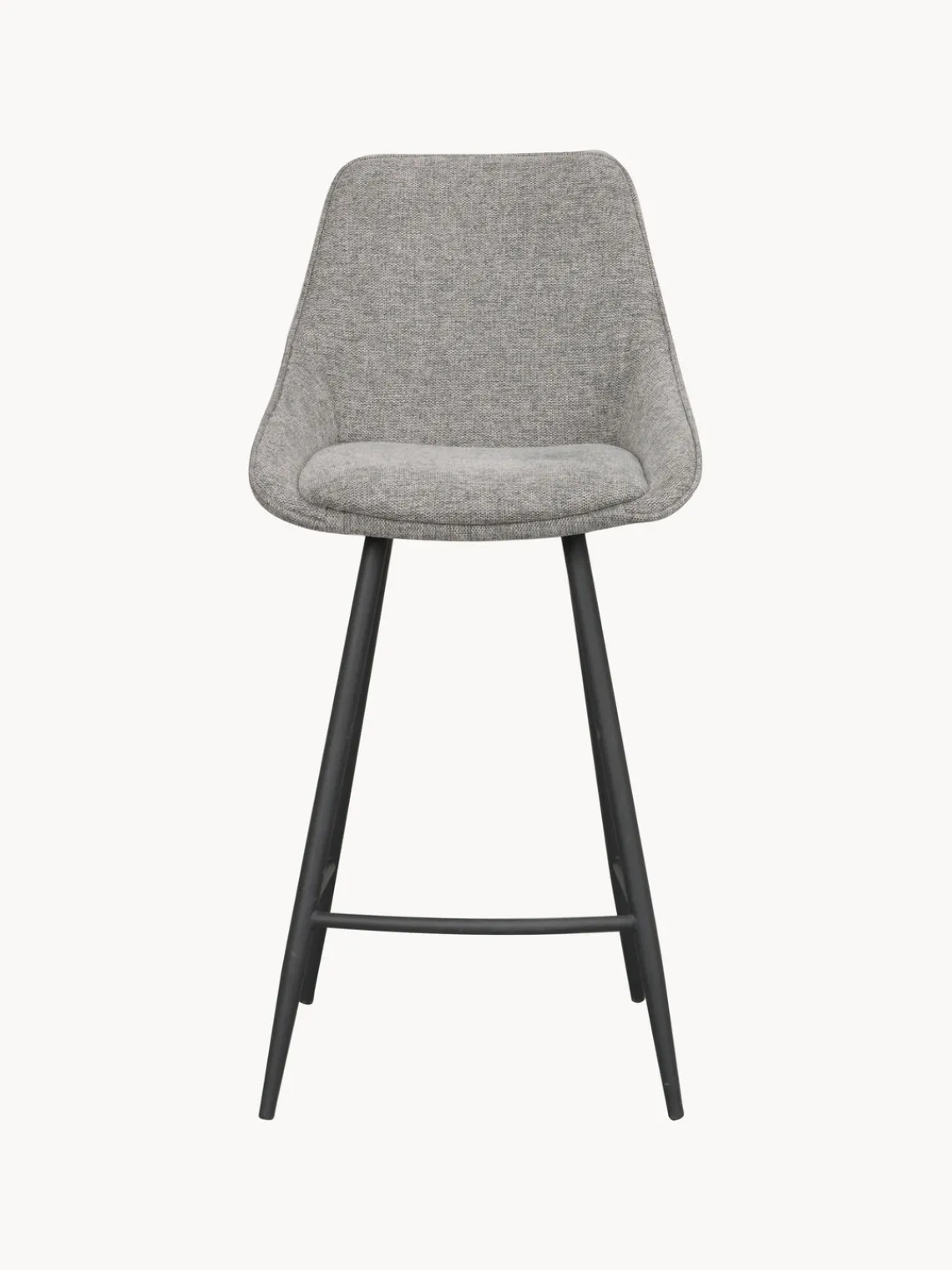 Best Rowico Chaise de comptoir Sierra Tissu gris clair, noir