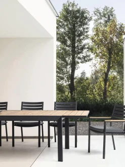 Discount Bizzotto Chaise de jardin à accoudoirs avec coussin de chaise Belmar