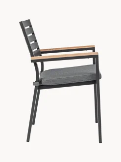 Discount Bizzotto Chaise de jardin à accoudoirs avec coussin de chaise Belmar