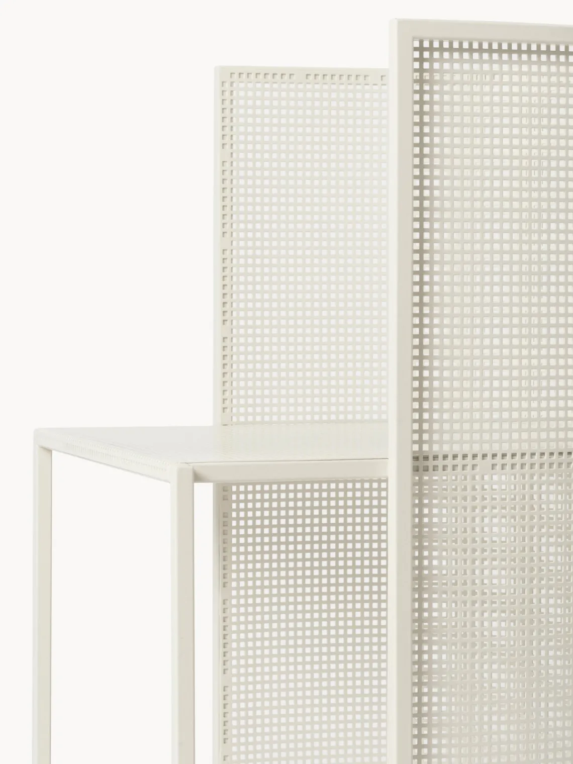 Outlet Kristina Dam Chaise de jardin Bauhaus Blanc crème