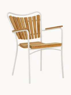 New Cinas Chaise de jardin Ellen Teck, blanc