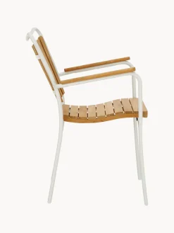New Cinas Chaise de jardin Ellen Teck, blanc