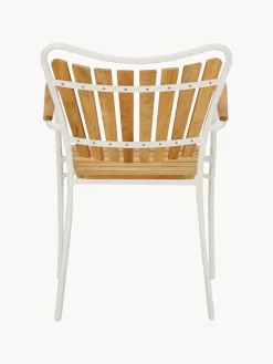 New Cinas Chaise de jardin Ellen Teck, blanc
