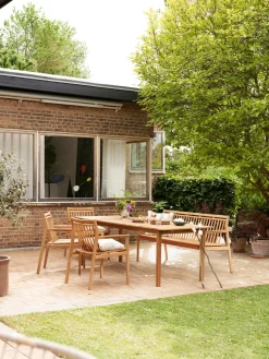 Best FDB Mobler Chaise de jardin en teck Sammen