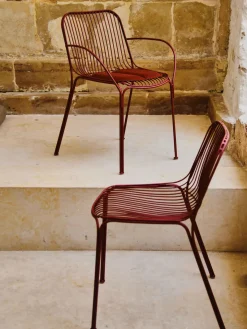Clearance Kartell Chaise de jardin Hiray Rouge